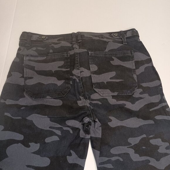 Democracy Women’s Absolution Blue Black Gray Camo Skinny Jeans Size 8 - Picture 6 of 15